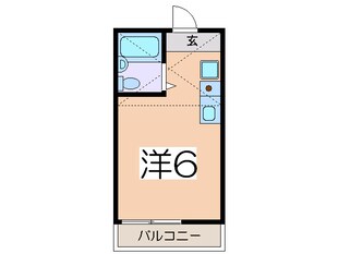 リバ－ハイツの物件間取画像